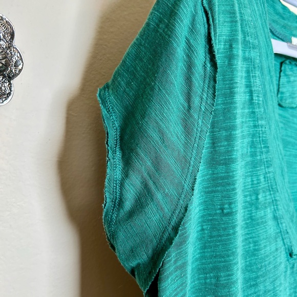 Free People Green Short Sleeve Top  - Final price drop - Picture 3 of 10
